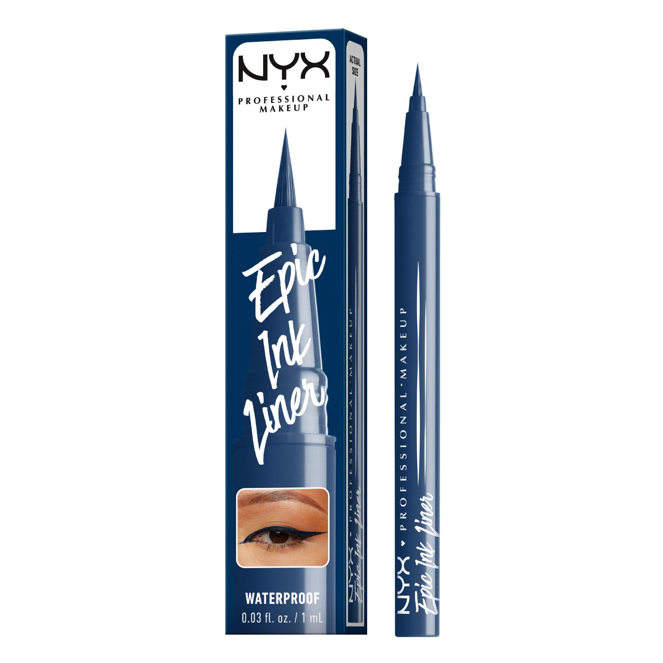 Epic Ink Liner, Waterproof Liquid Eyeliner, Vegan Formula, Intense Pigment - 10 Mid Night Rise