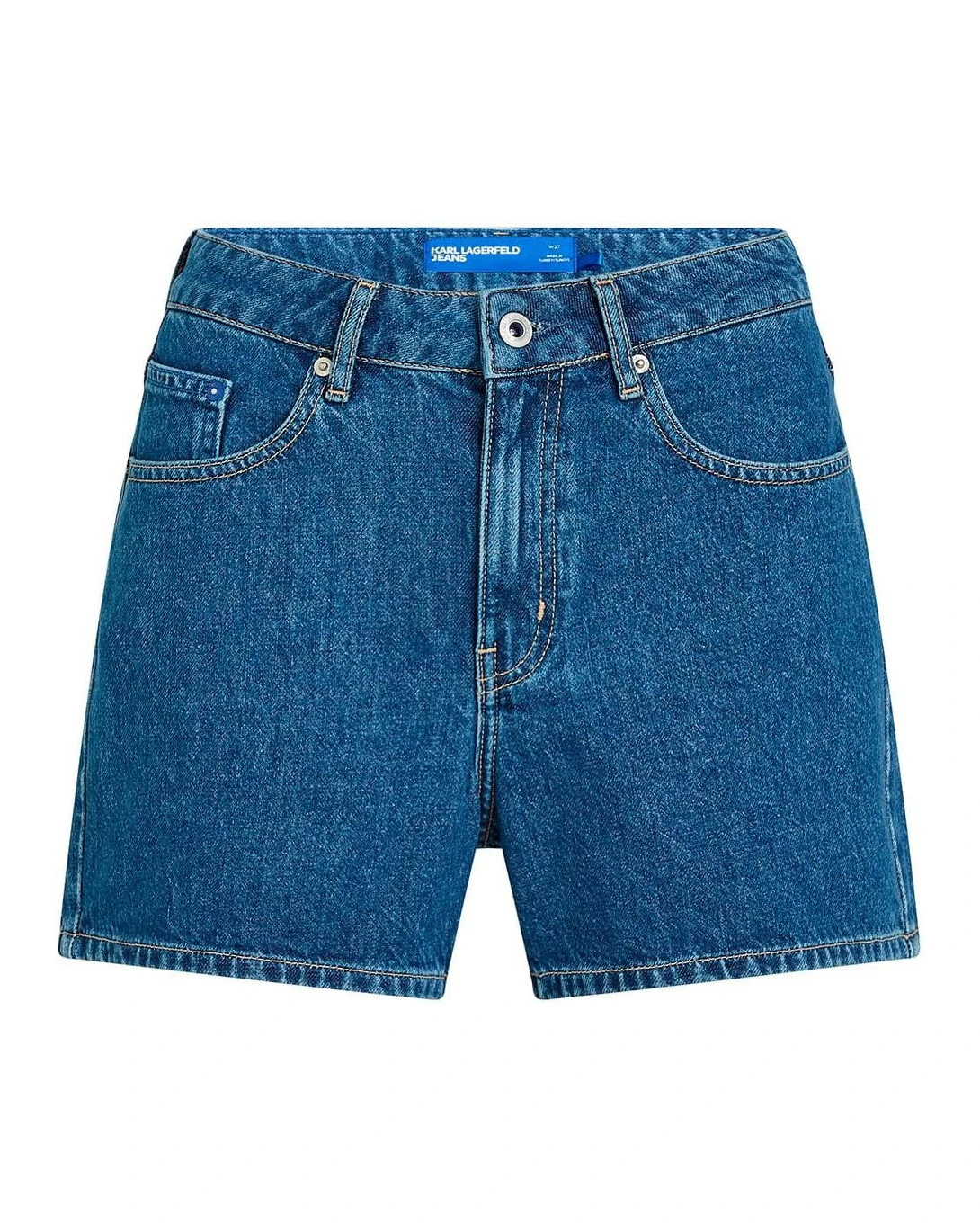 High-waist Denim Shorts