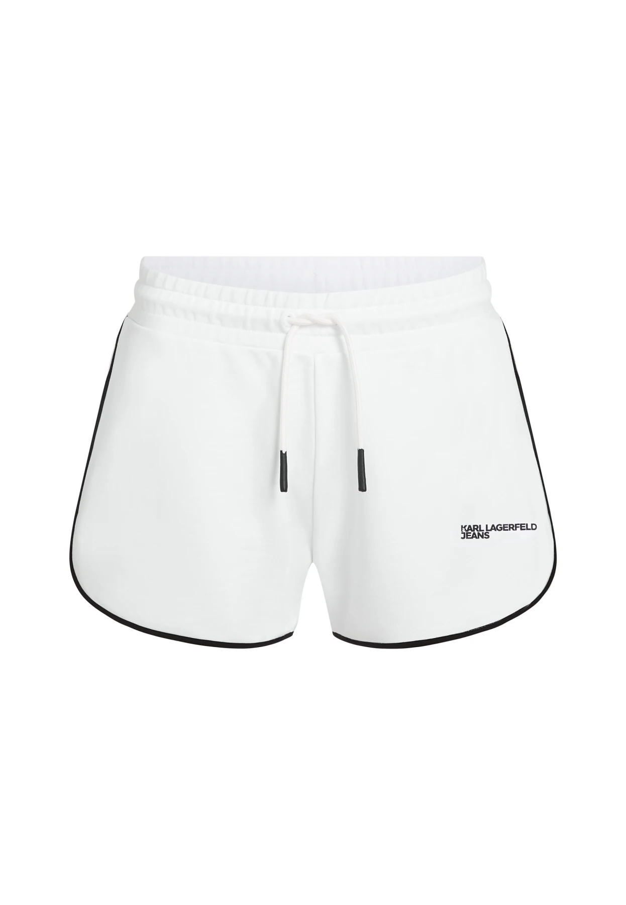 Contrast Piping Sweat Shorts