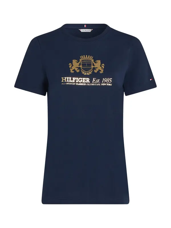 Slim Varsity Crew Neck T-Shirt