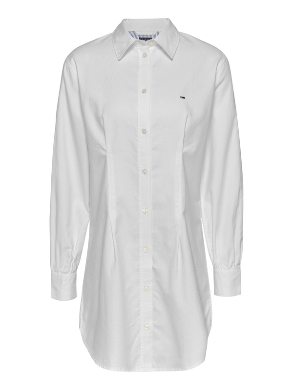   Oxford Pleat Shirt Dress