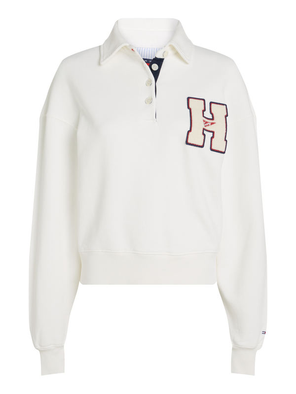  H Graphic Polo Sweatshirt