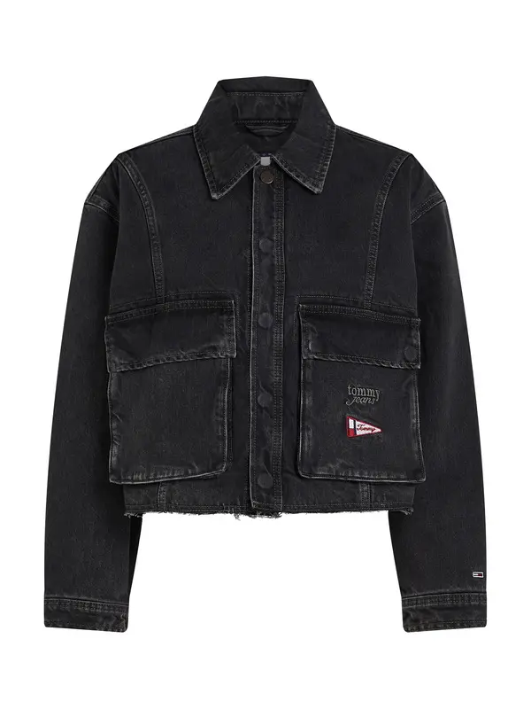  Cotton Cropped Jacket 