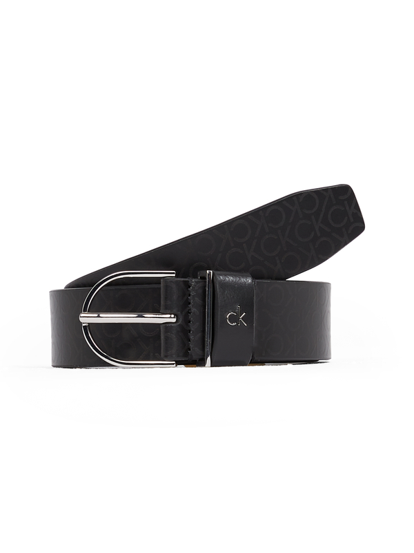  Round Buckle Leather Belt