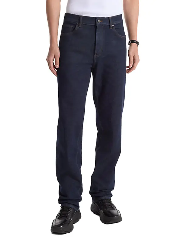  Finn Straight-Fit Stretch Denim Jeans
