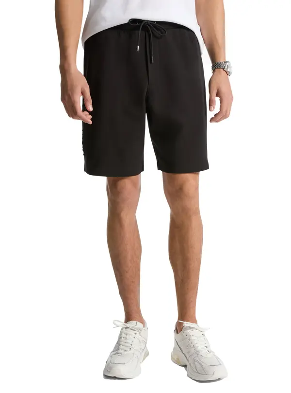  Embossed Logo Cotton Blend Shorts