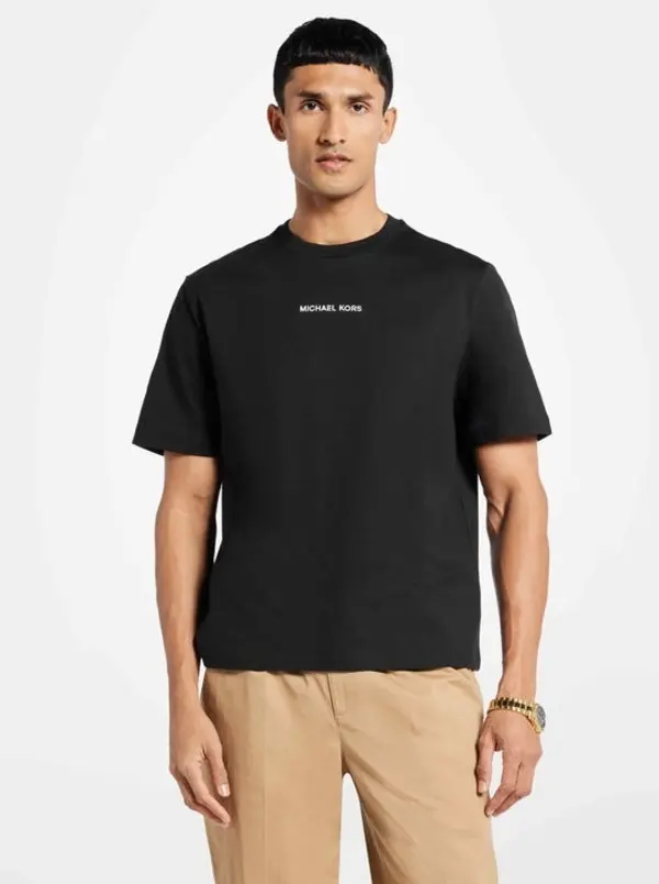  Logo Tape Cotton T-shirt