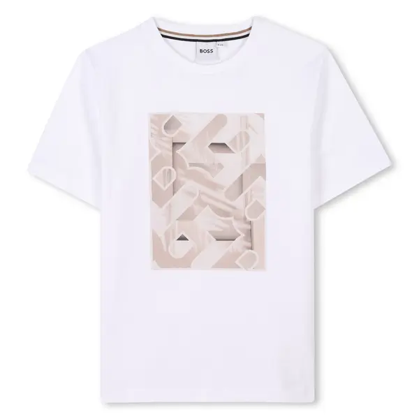Illustration Print Cotton T-shirt