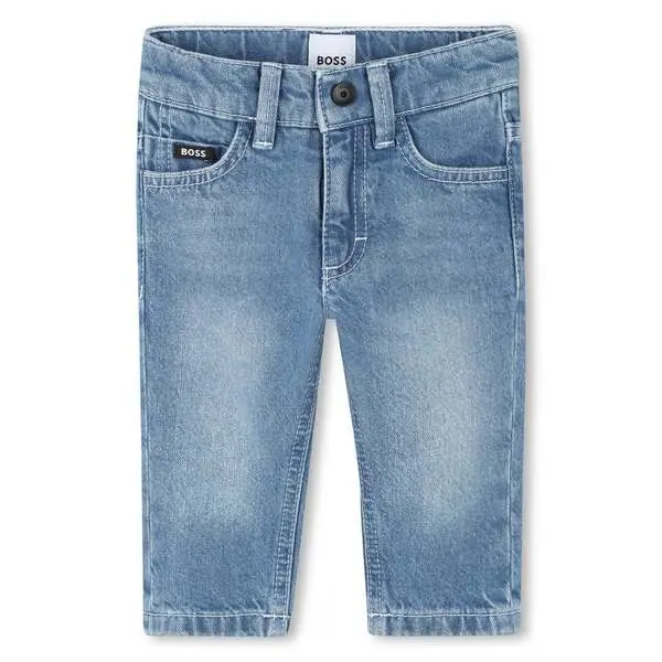 Five-Pocket Cotton Jeans