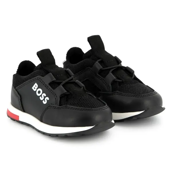 Lace-Up Leather Sneakers