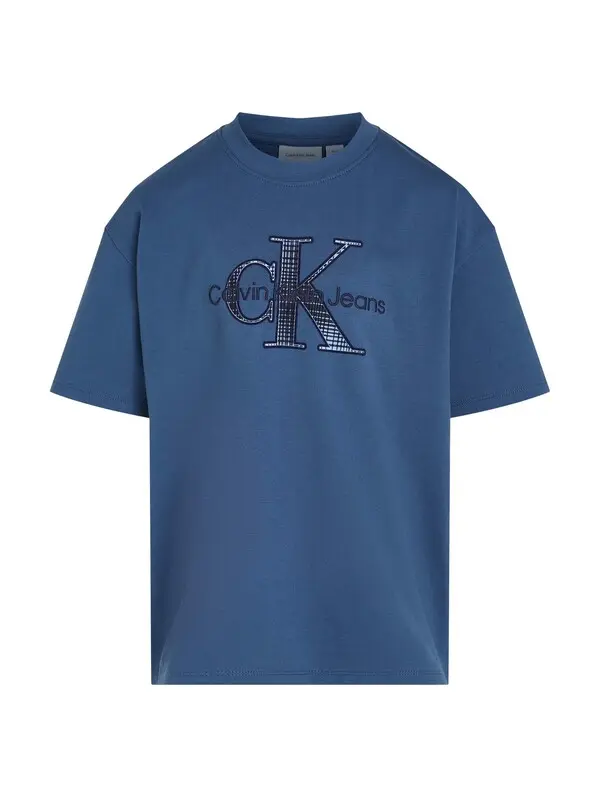  Embossed Check Logo T-Shirt