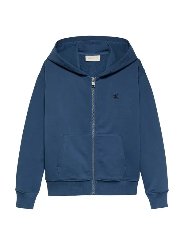  Zip Hoodie With Back Logo 