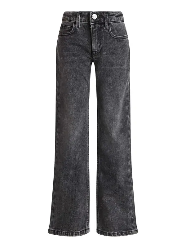  Authentic Mid Rise Straight Jeans