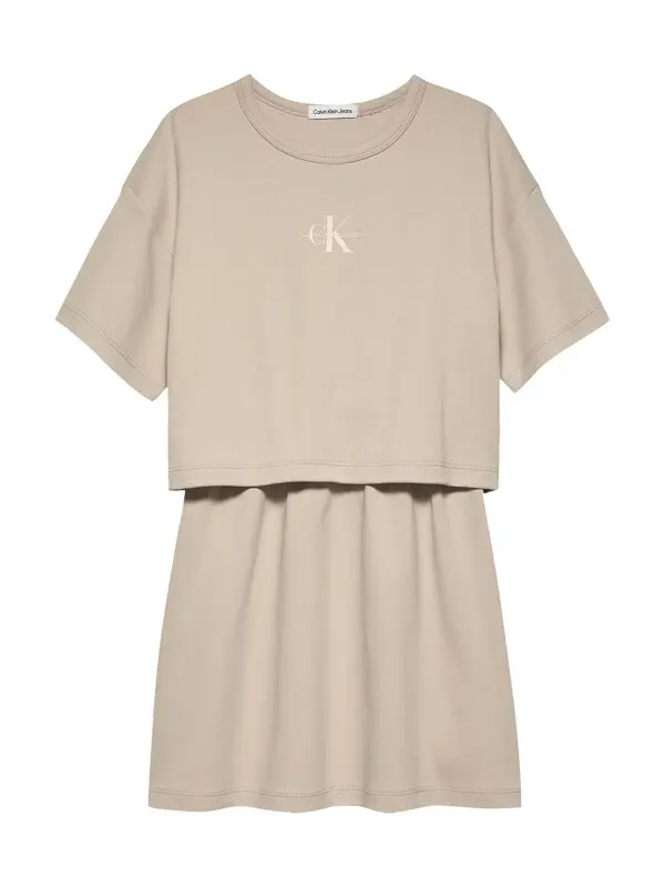  Short Sleeve Cotton T-Shirt Dress