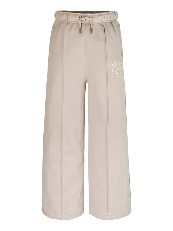  Logo Wide Leg Joggers