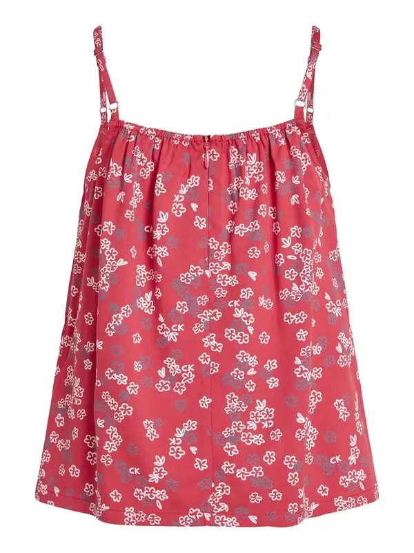  Flower Strap Top