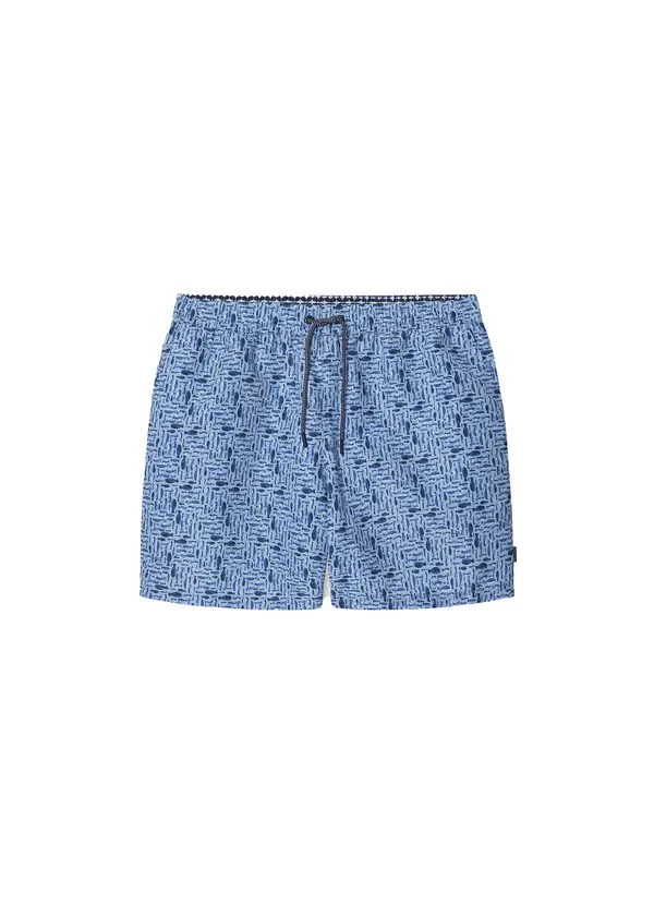 Fish-prints Swim Shorts