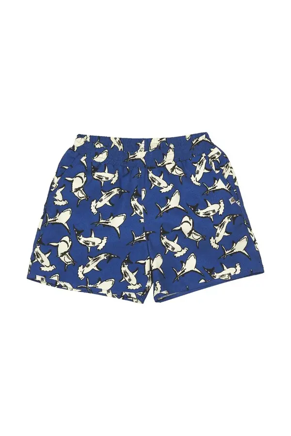 Patterned Swim Trunks