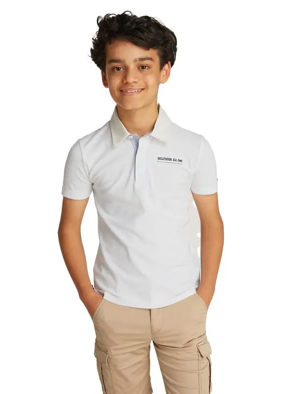 Regular Fit Stripe Short Sleeve Polo 