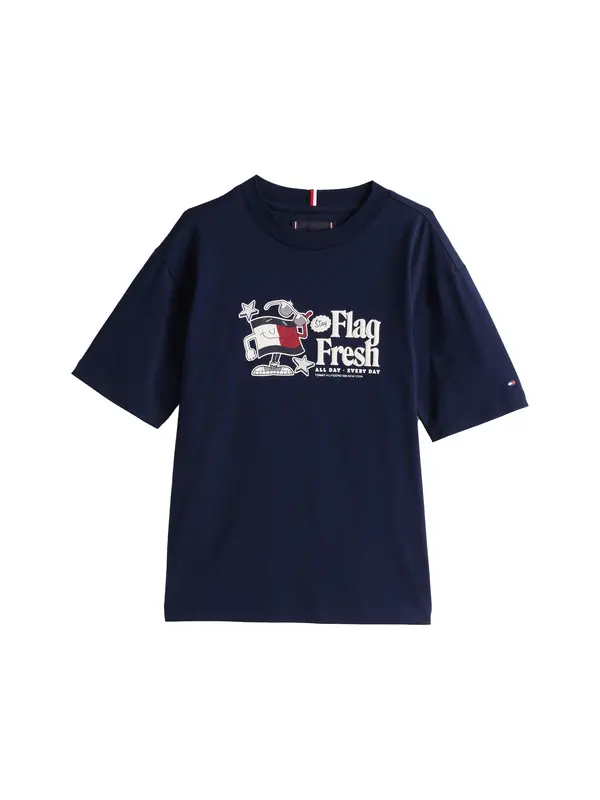 Archive Fit T-Shirt With Flag 