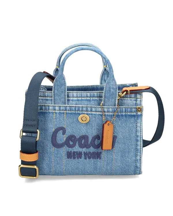 Denim Cargo Tote Bag