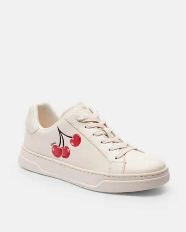 High Line Sneaker With Cherry Print