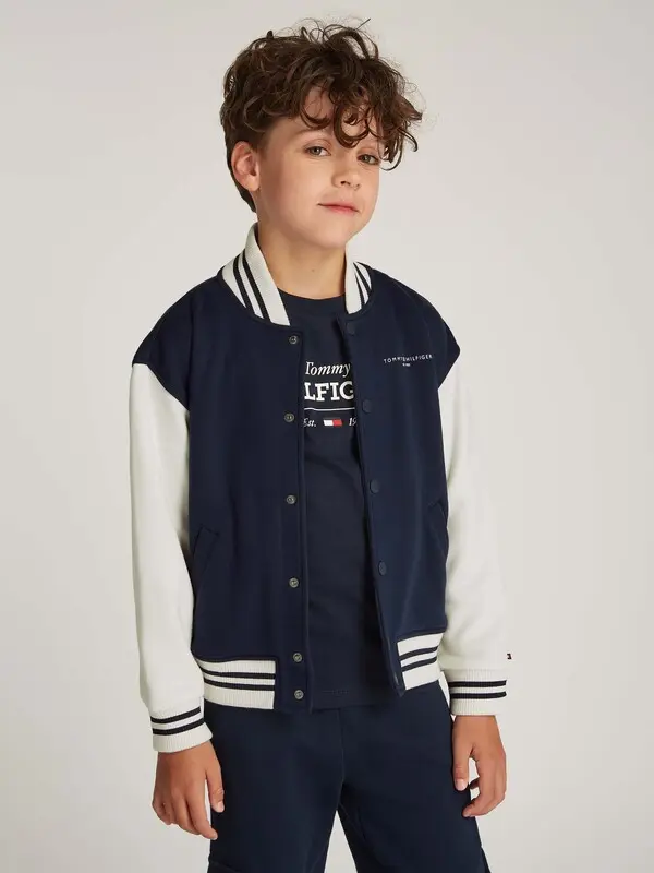 Unisex Oversized Logo Bomber