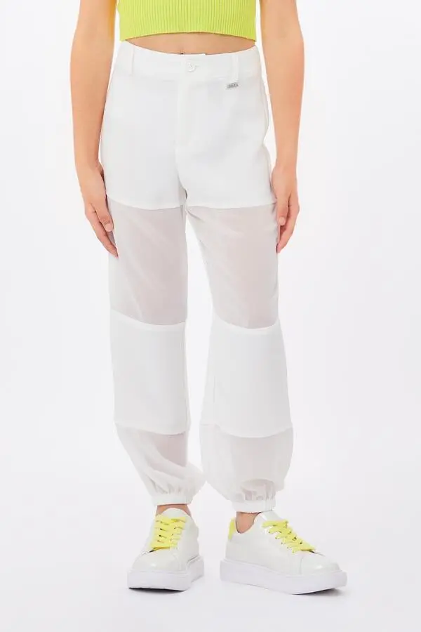 Crepe trousers