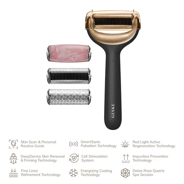 MicroNeedle Face & Body Roller | 9 in 1 - GRAY