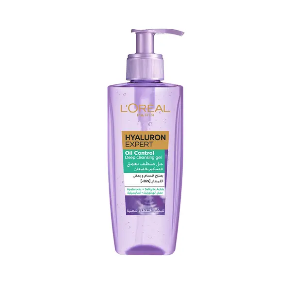 L'Oreal Paris Hyaluron Expert Moisturiser and Anti-Aging Oil Control Deep Cleansing Gel 