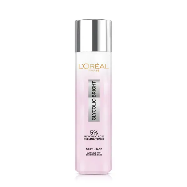 LOréal Paris 5% Glycolic Acid Peeling Toner for Instant Glowing Skin