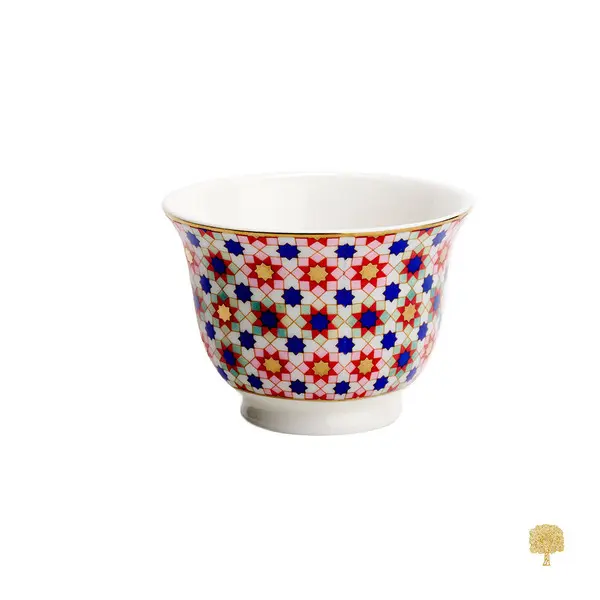 Set of 6 Cawa Cup Sunrise By Ed