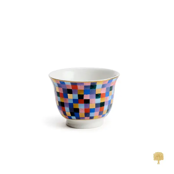 Set of 6 Chaffe Cup Mosaic 
