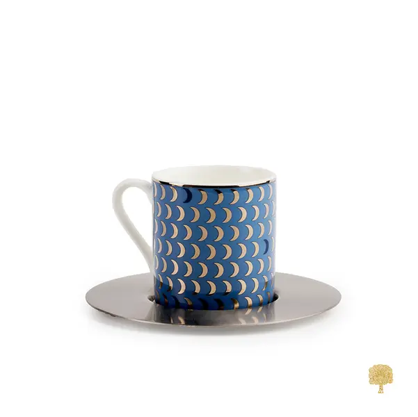 seT OF 6 Esp Cup Moon 