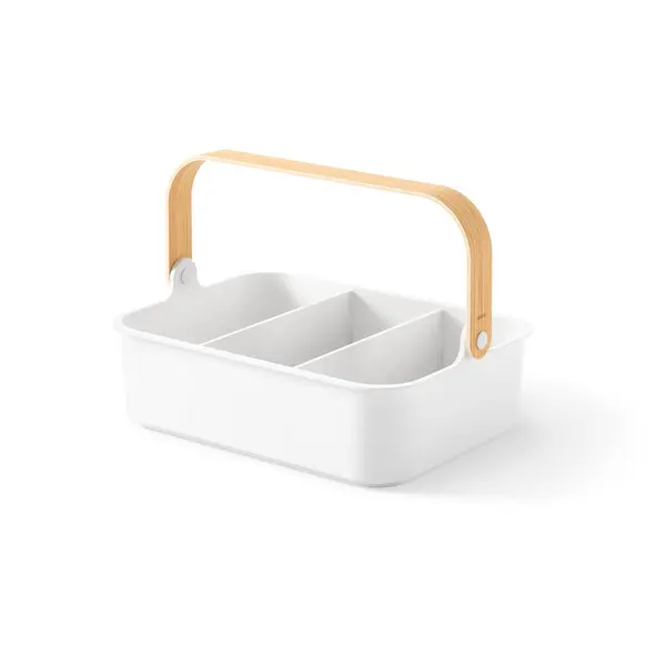  Bellwood Bin 14x10 White/Natural