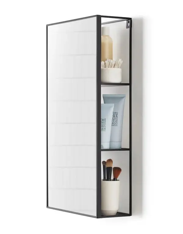  Cubiko Wall Mirror Black