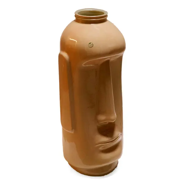  Moai Vase 69CM Choco Brown