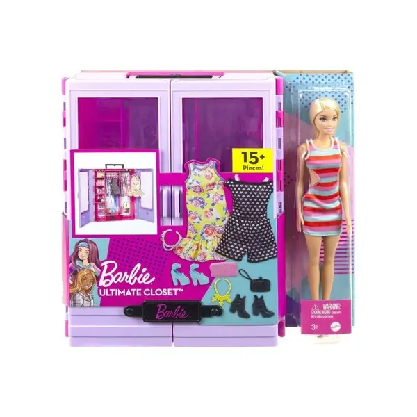 Barbie Fashionistas Ultimate Closet Doll and Accessory