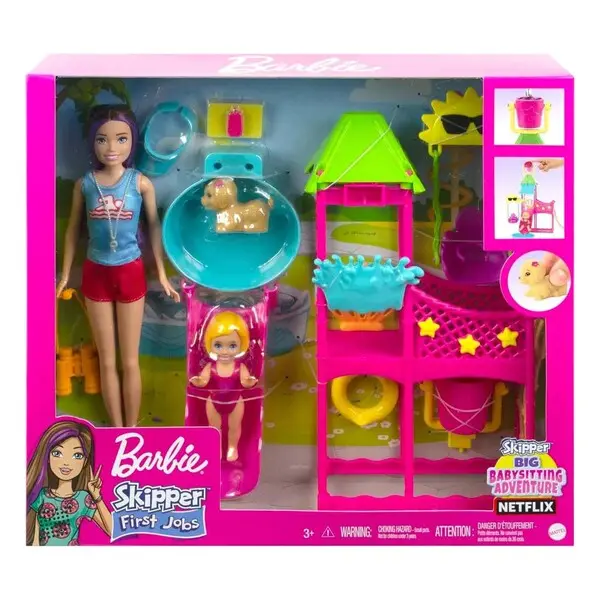 Barbie Skipper First Jobs Waterpark Playset