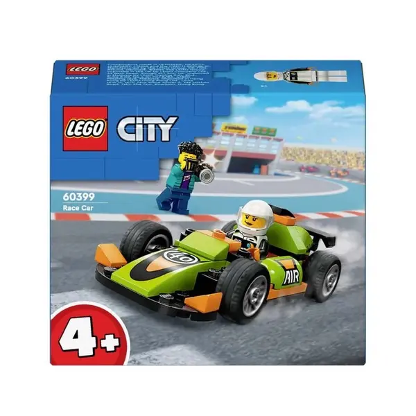 Green Race Car