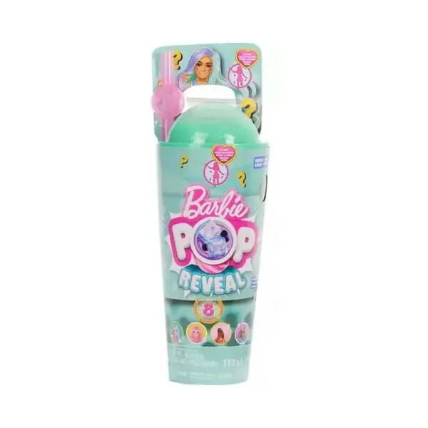Barbie Pop Reveal Bubble Tea Series Doll & Accessories with Fashion Doll & Pet