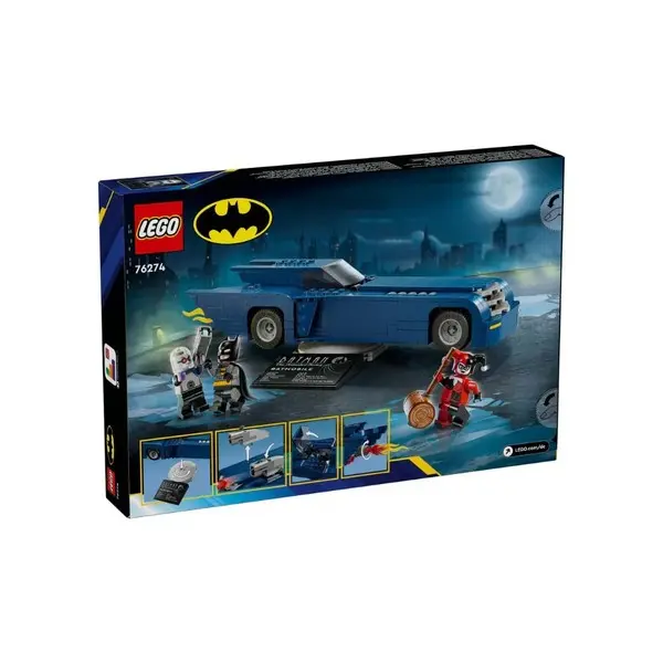 Batman with the Batmobile  vs. Harley Quinn and Mr. Freezeâ¢