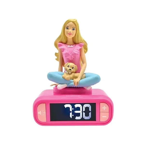 Barbie digital alarm clock and night light