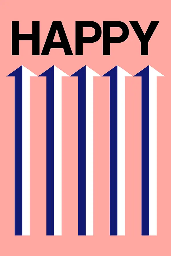  FRANCES COLLETT - Happy Poster