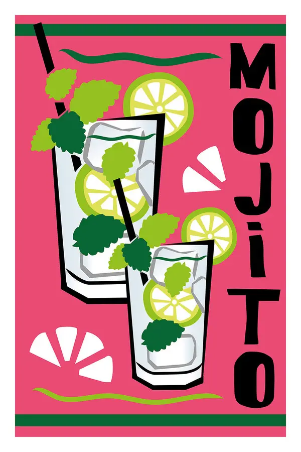  COCKTAILS - Mojito Poster