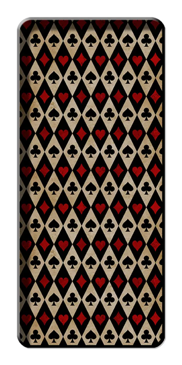  Playing Cards Black Tray 13 x 29 cm