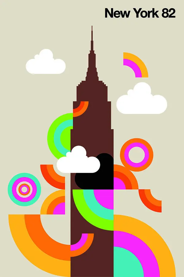  BO LUNDBERG - NEW York  Poster