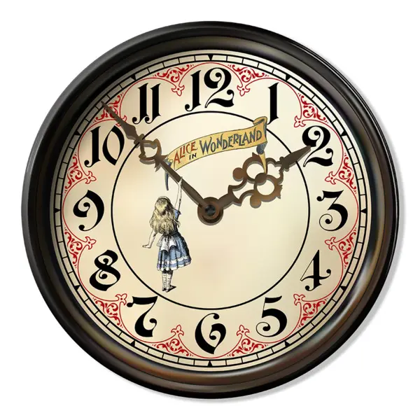  Alice Clock Tray 30cm