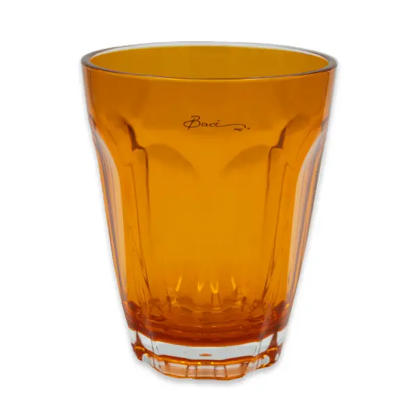  Orange Water Glass