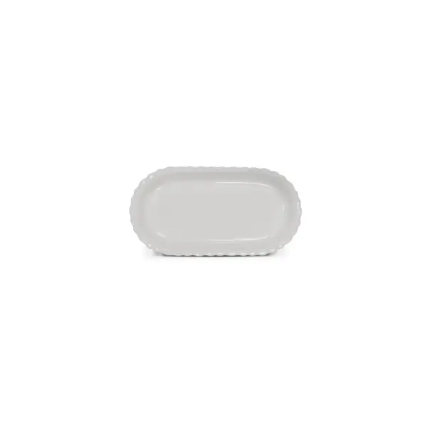  White Platter 44x32 cm